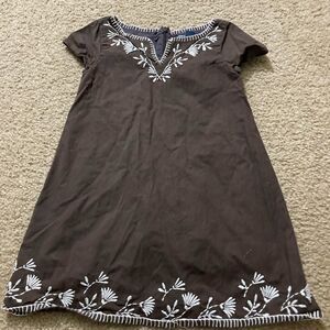 Little Girls Gap Casual Brown Dress